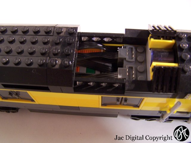 Lego Locomotive Jaune complète sans moteur avec Notice 7939